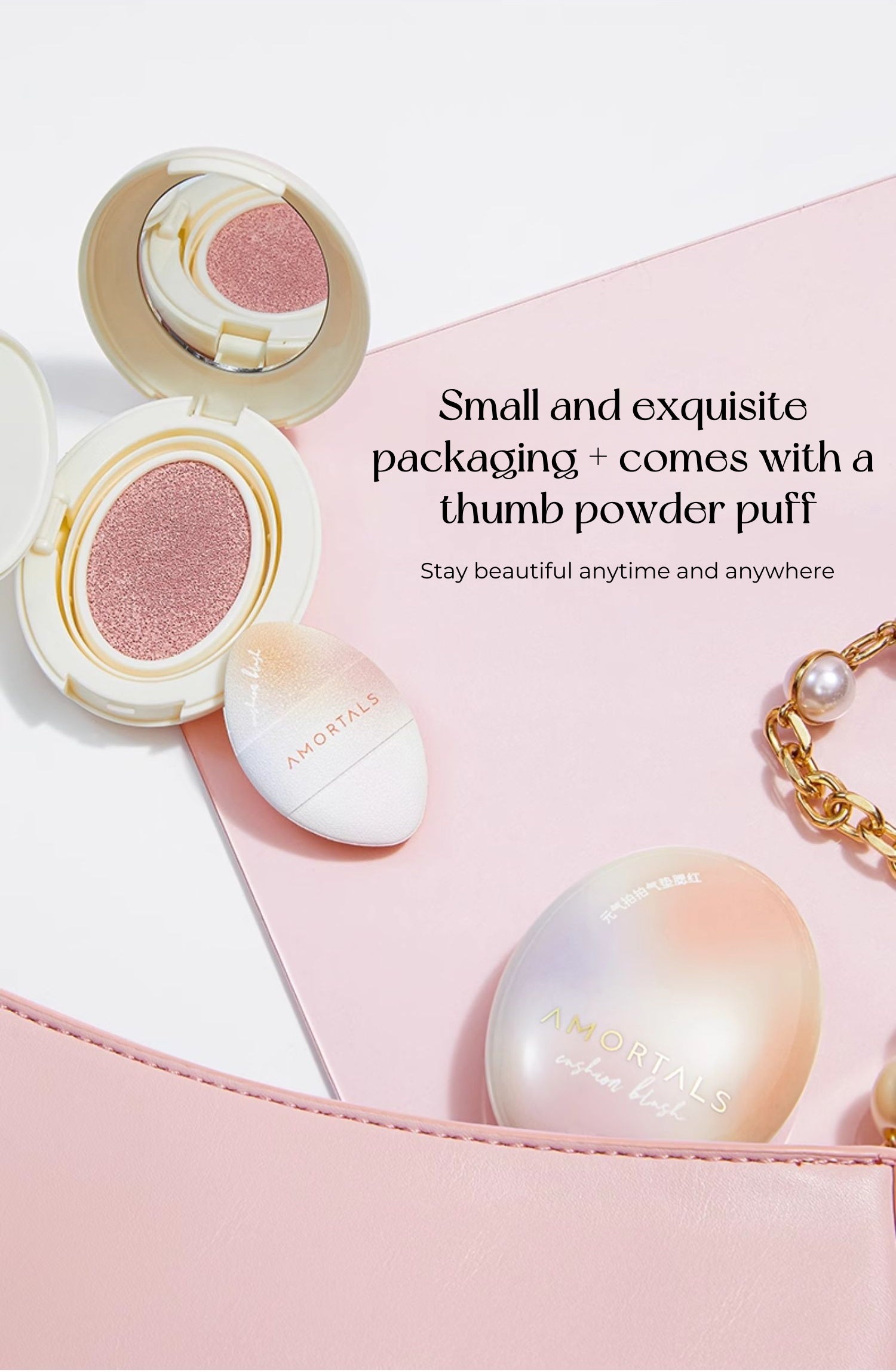 AMORTALS 3-in-1 Vitality Air Cushion Makeup Blusher T4884