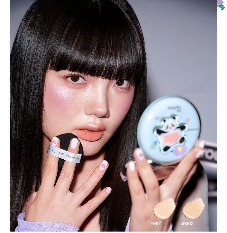 INTO YOU X M.LanPanda Air Cushion Foundation & Lip Mud T5389