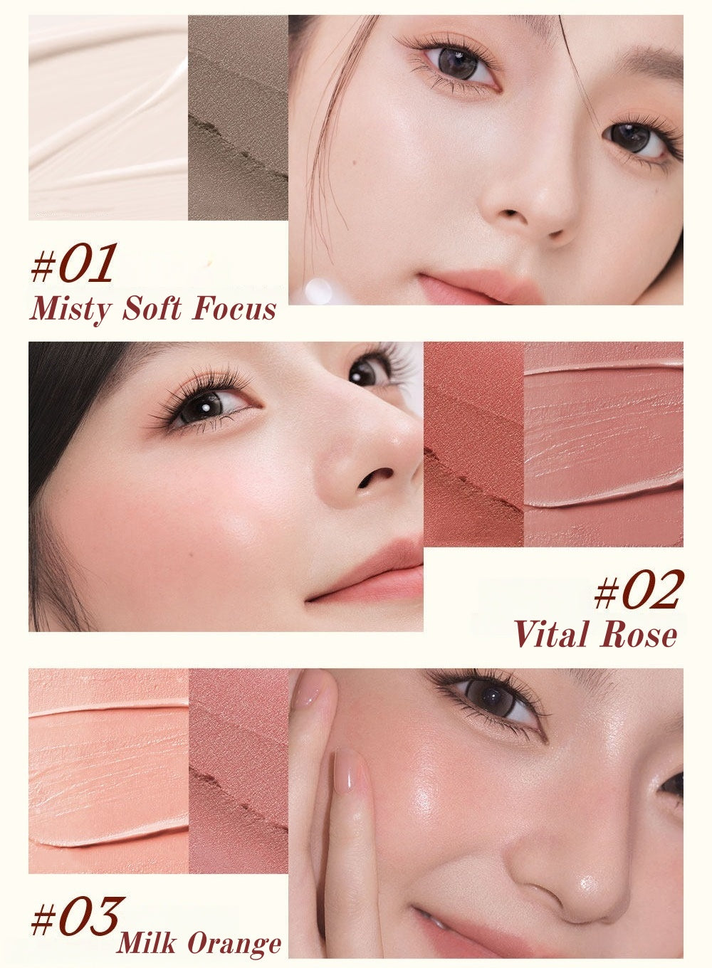 MR.WISH X Fluffy Lili Double-head Blusher & Contour Makeup Stick T5737