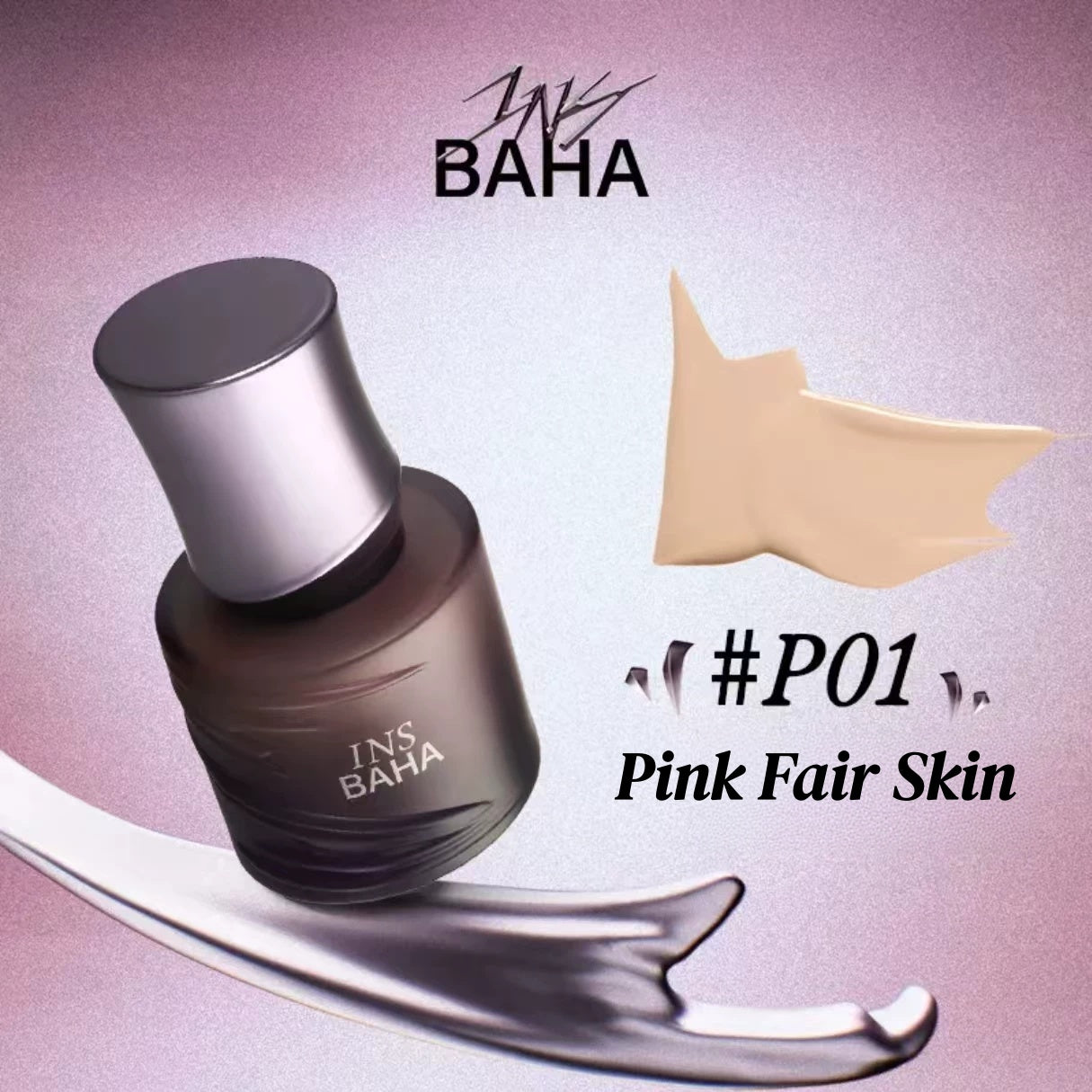 INSBAHA Rebel Collection Light Long-wear Liquid Foundation T5944