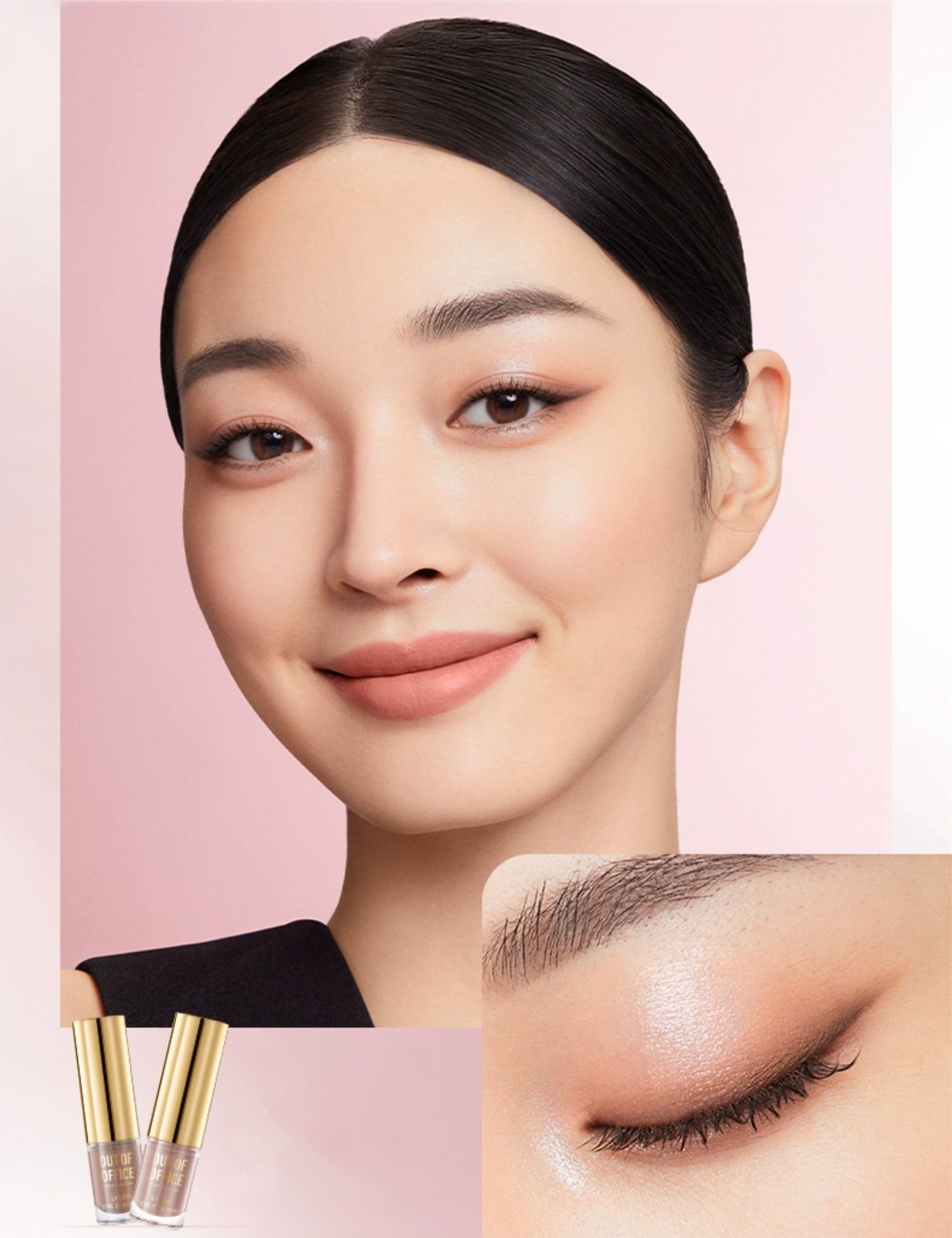 OUT-OF-OFFICE Galaxy Sparkle Pearlescent & Matte Liquid Eyeshadow T3755