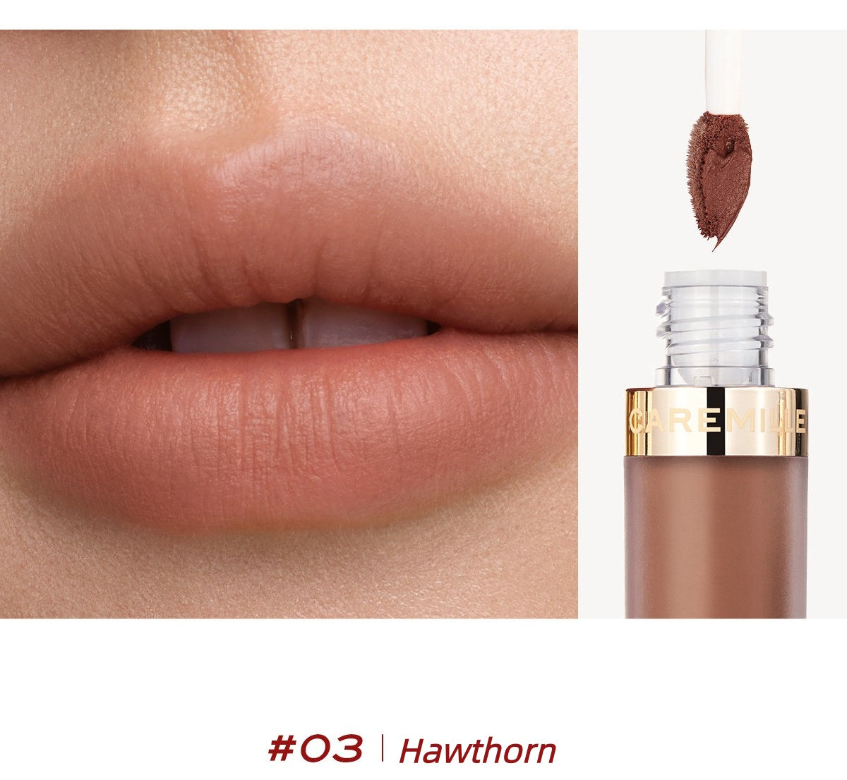 CAREMILLE Go-nude Matte Velvet Essence Lip Cream T5690