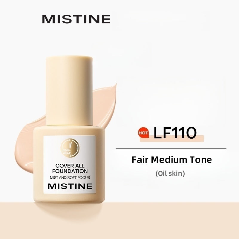 MISTINE Long-wear Oil-control & Concealer Liquid Foundation T4448