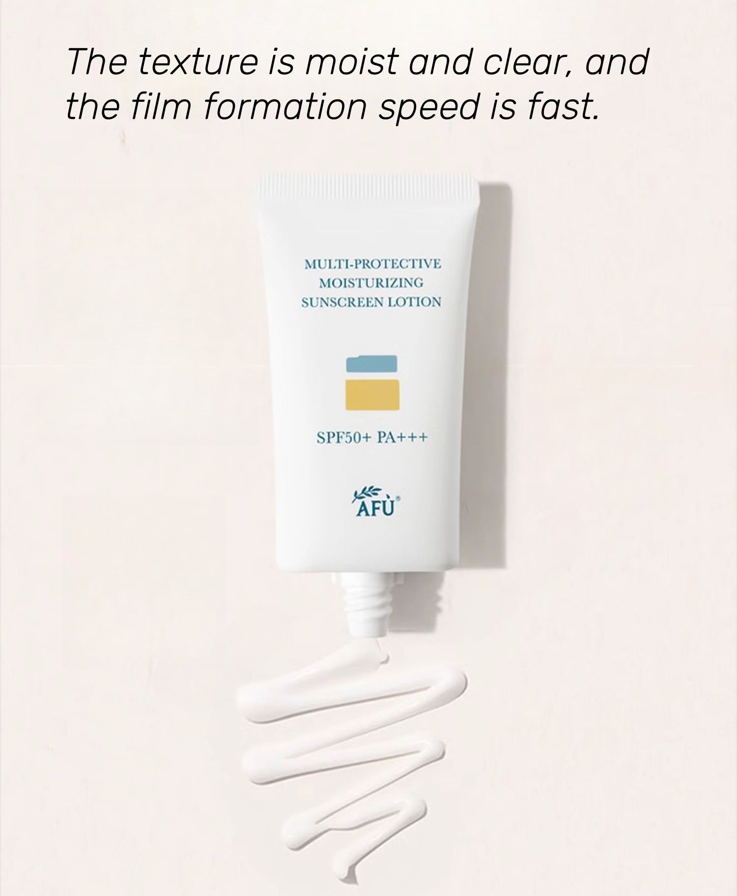 AFU Multi-protective Moisturizing Sunscreen Lotion SPF50+ PA+++ T4522