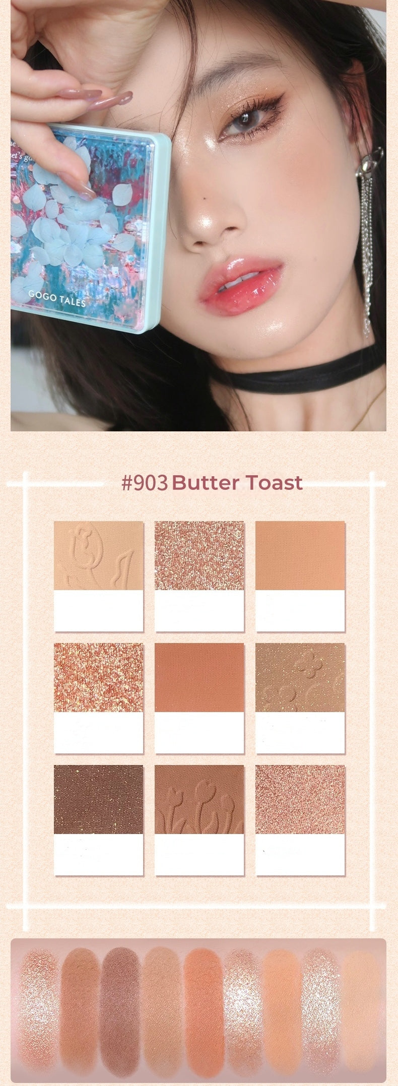 GOGO TALES Secret Garden Collection Eyeshadow Palette T4704