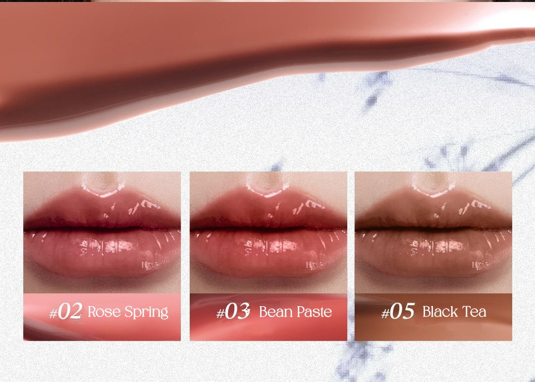 LITTLE ONDINE 90% Essence Lumi-hydra Moist Nourish Glossy Lipstick T5538