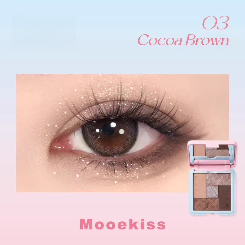 MOOEKISS Pink Blue Collectio 5-color Eyeshadow Palette T5672