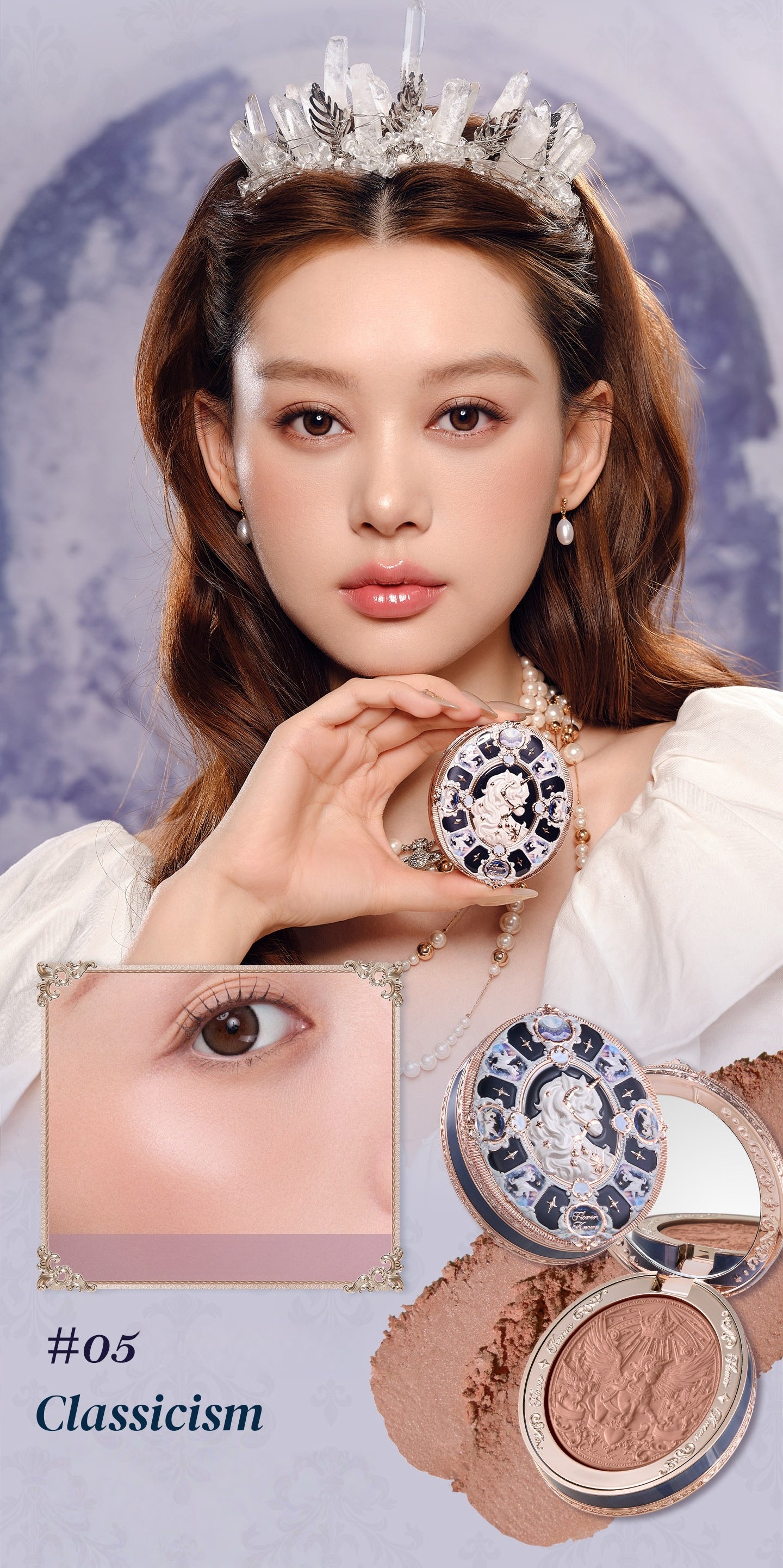 Flower Knows Unicorn Collection Satin Blush T5898