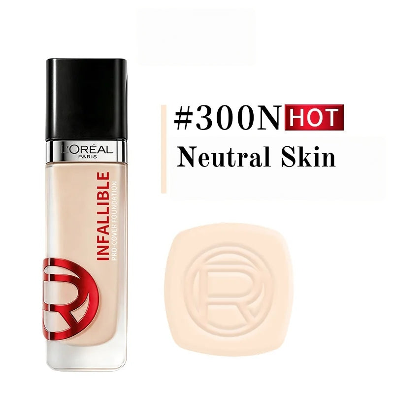 L'Oréal Long-wear Skin-fitting Liquid Foundation T6002