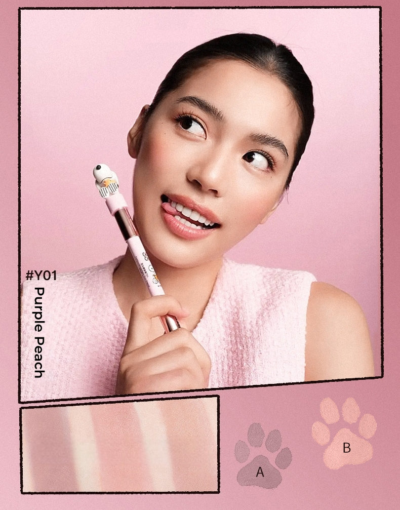 OUT-OF-OFFICE X Snoopy Collection Double-head Contour & Blusher Pen T5454