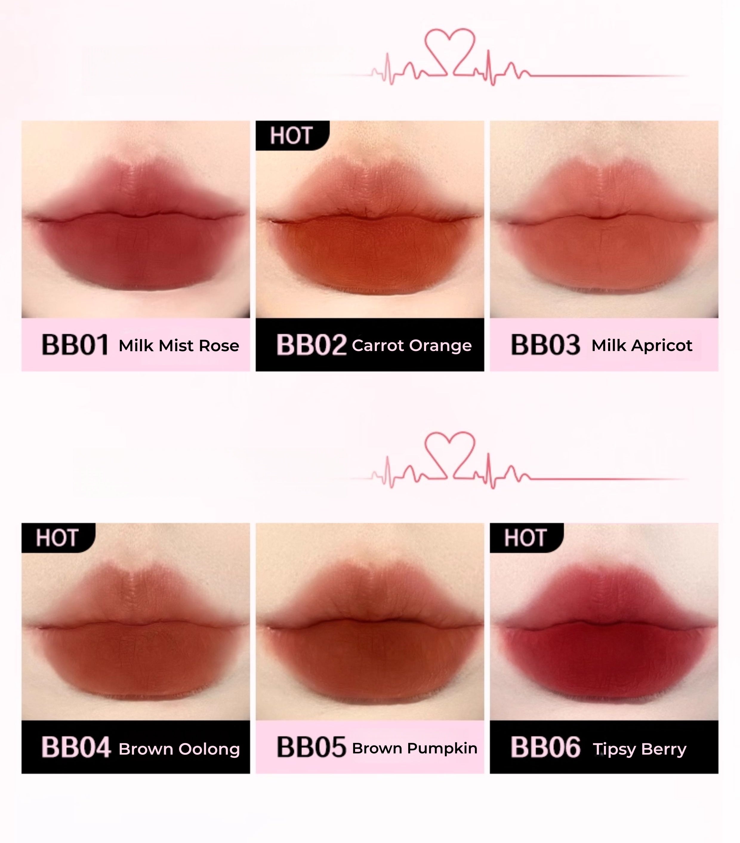 PUCO Silky Moist Matte Lip Mud T5310