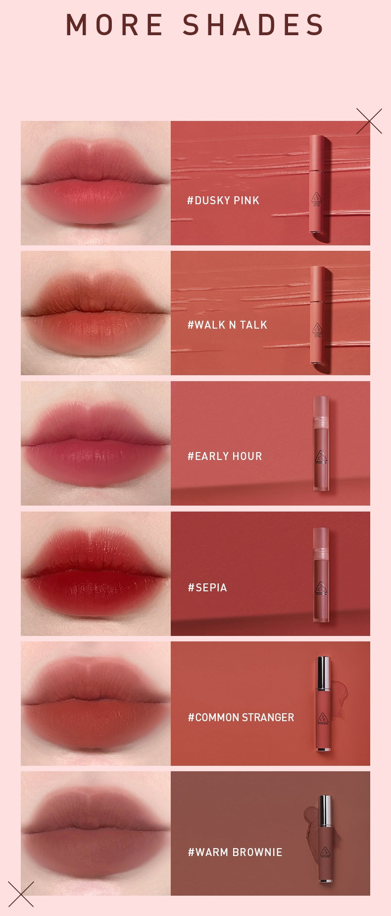 3CE Classic Velvet Matte Lip Glaze T4885