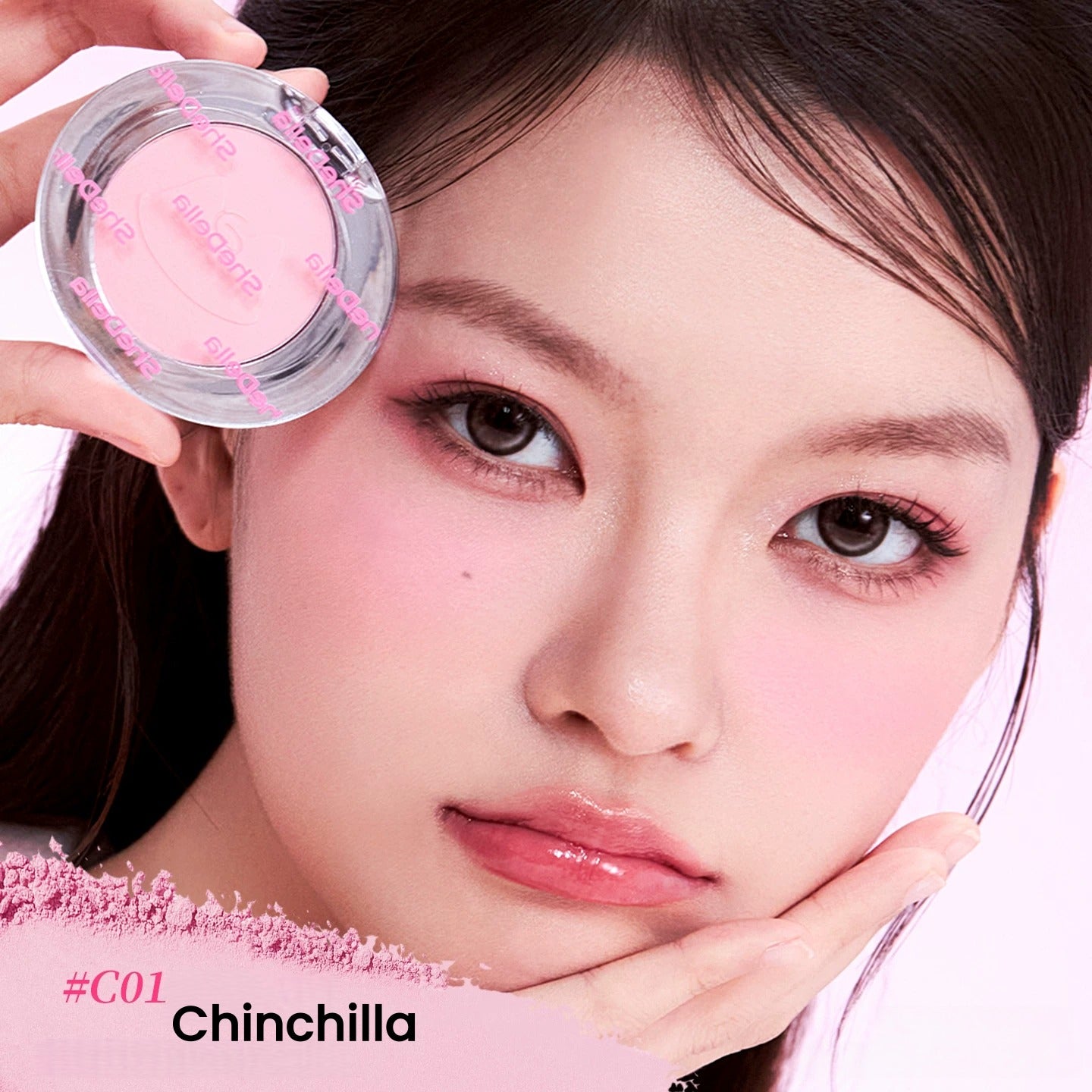 SheDella Cat Collection Della Single-color Blusher T5802