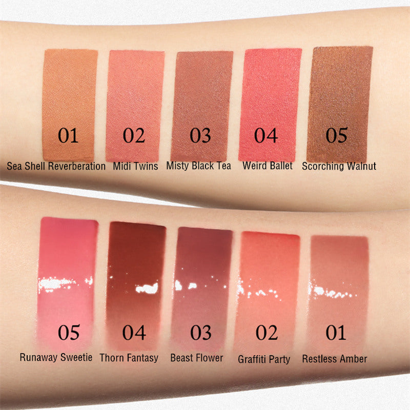 INSBAHA Primary Look Liberation Matte & Mirror Lip Glaze T3769