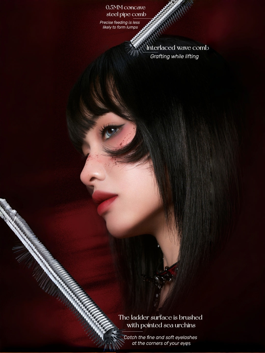 LITTLE ONDINE X Junji ITO Maniac Collection Blusher & Lip Clay & Eyeliner & Mascara T5413