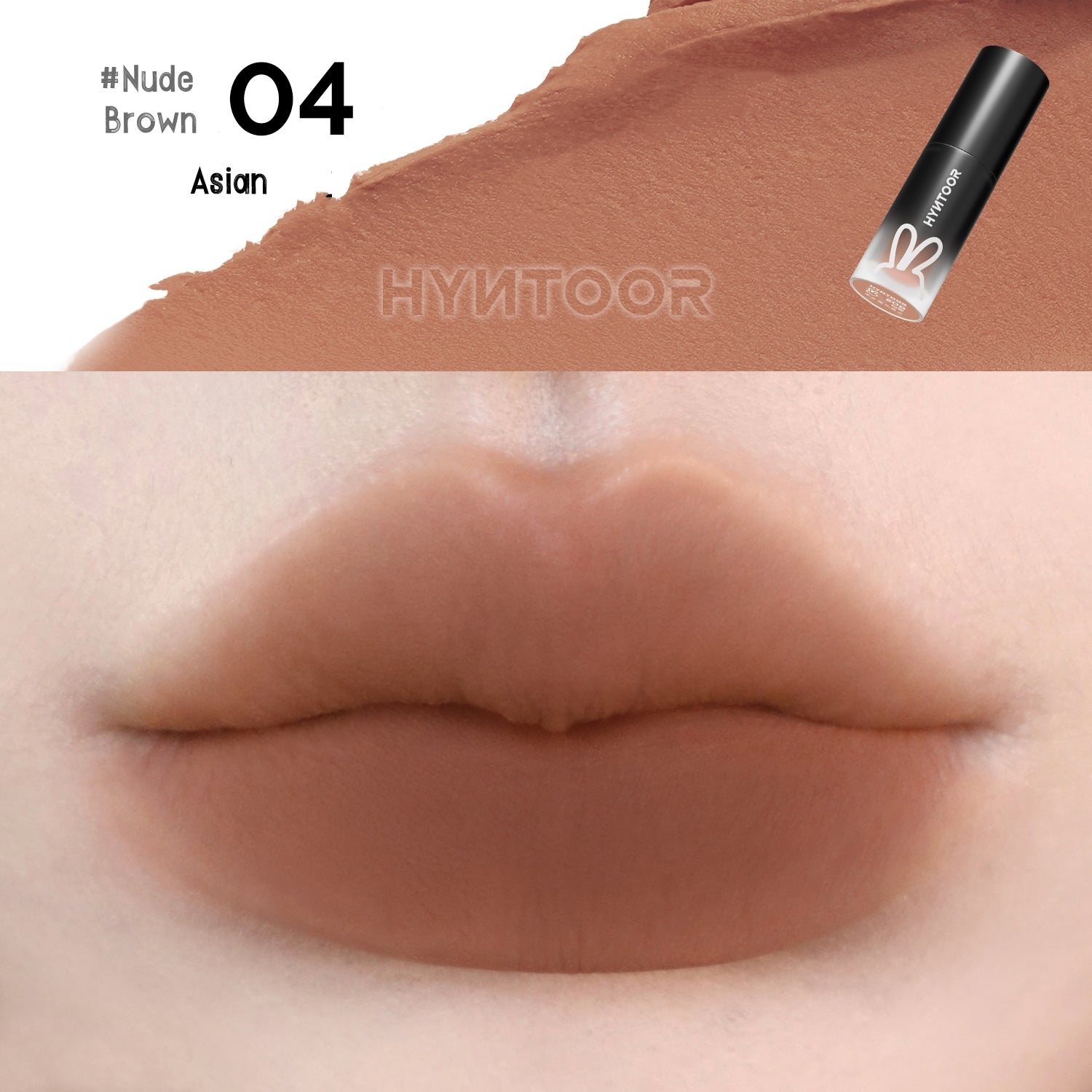HYNTOOR Nude Milk Velvet Matte Lip Mud T5184