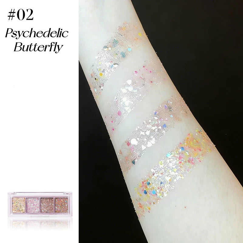 CARMELA Glitter Shiny Eyeshadow Palette T5706