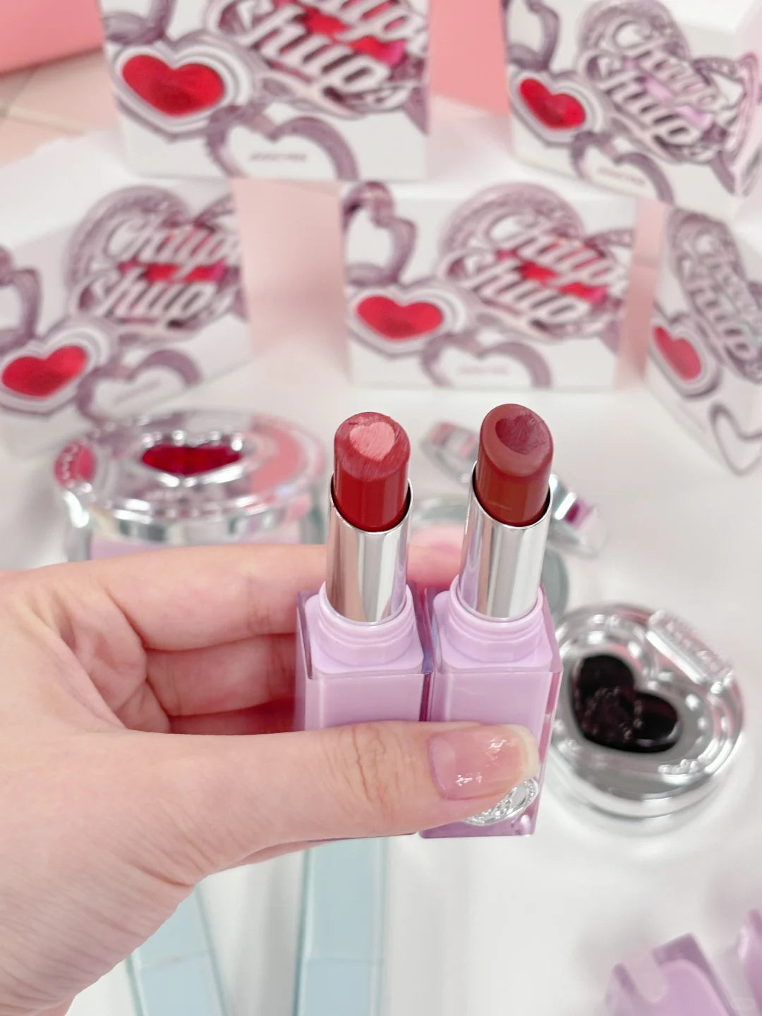 JOOCYEE X Chupa Chups Spicy Sweetheart Series Mirror Lipstick