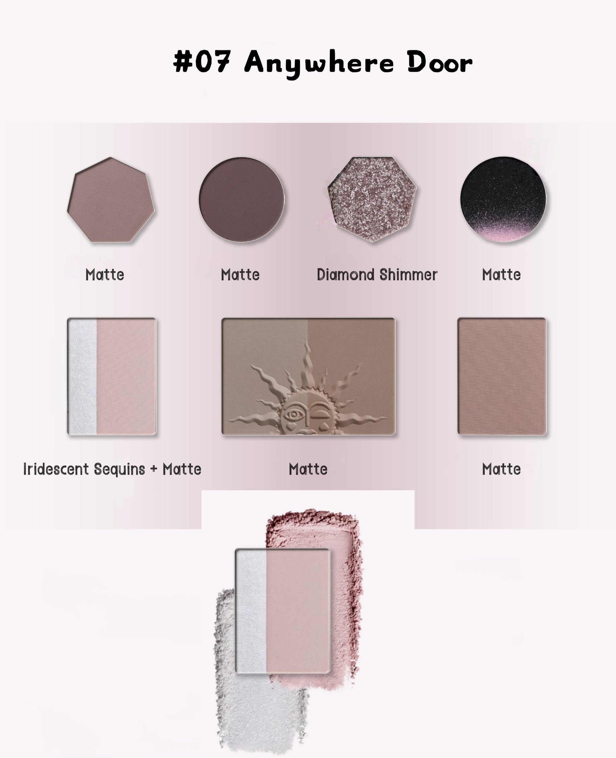 Girlcult Peach Blossom Utopia Collection All-in-One Makeup Palette T5695