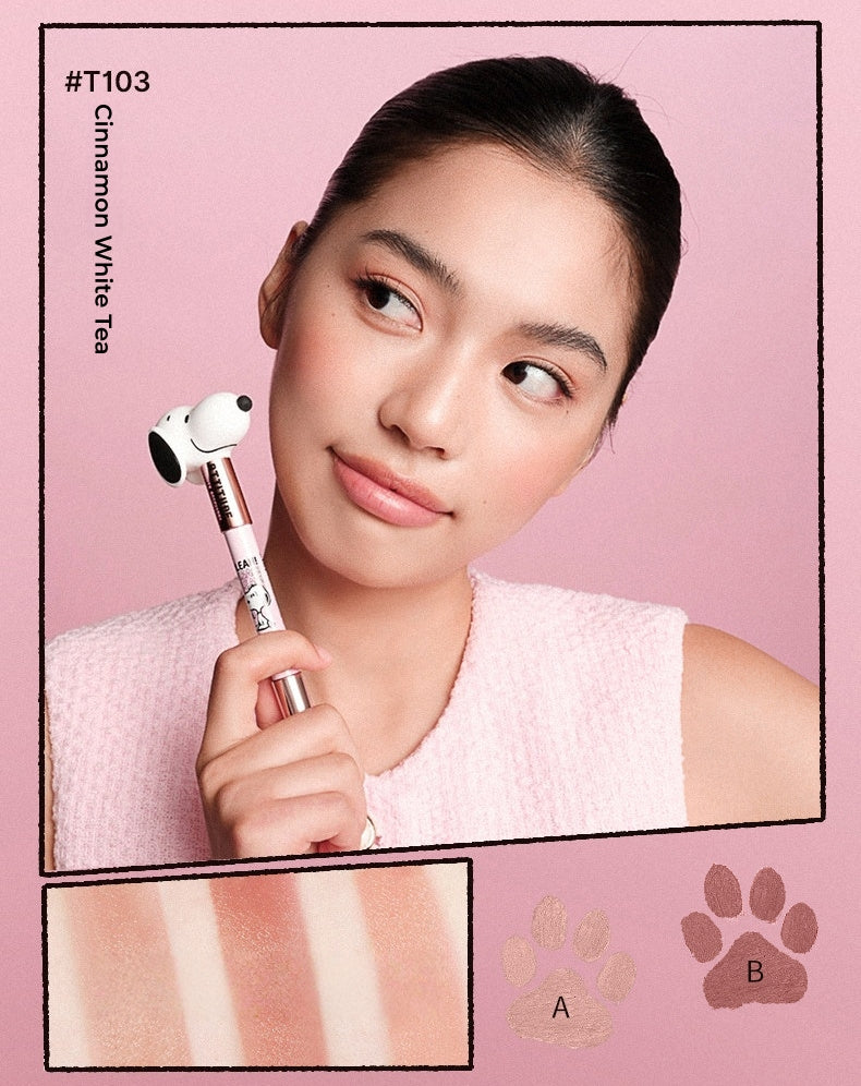 OUT-OF-OFFICE X Snoopy Collection Double-head Contour & Blusher Pen T5454