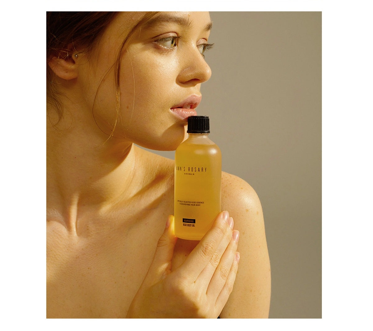 ANN'S ROSARY Natural Rose Nourishing Body Oil T5955