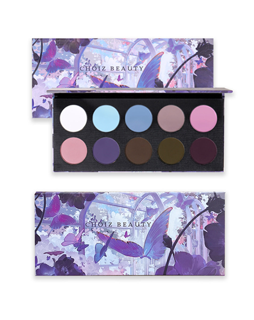 CHOIZ BEAUTY Cold Butterfly 10-Color Matte Eyeshadow Palette T4285