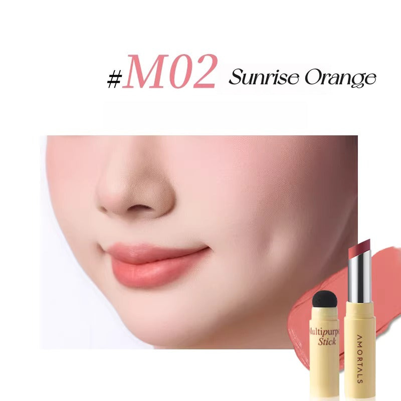 AMORTALS Glossy & Matte Multi-use Makeup Stick for Lips & Cheek T5637