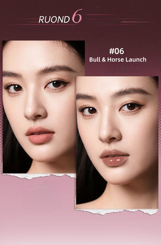 CANDY MUSE Two-color Player Double-head Lip Glaze T5804