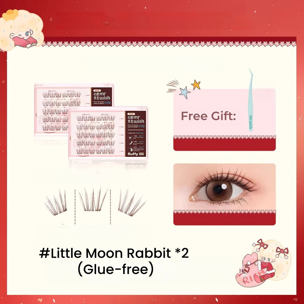 MR.WISH X Fluffy Lili Natural Glue-free False Eyelashes T5653