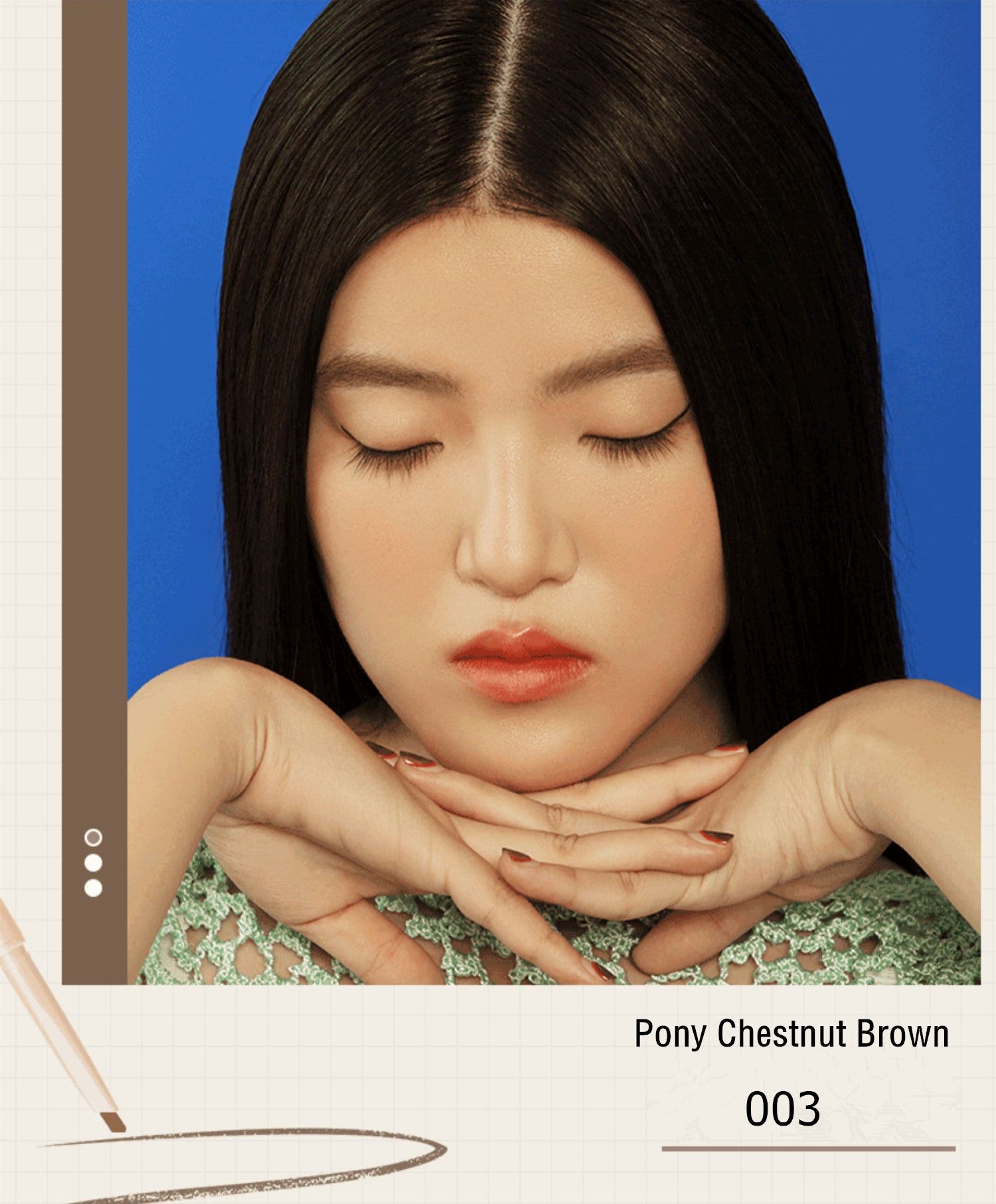 قلم حواجب مثلث فائق الدقة مقاوم للماء من تيل ديزي T3725