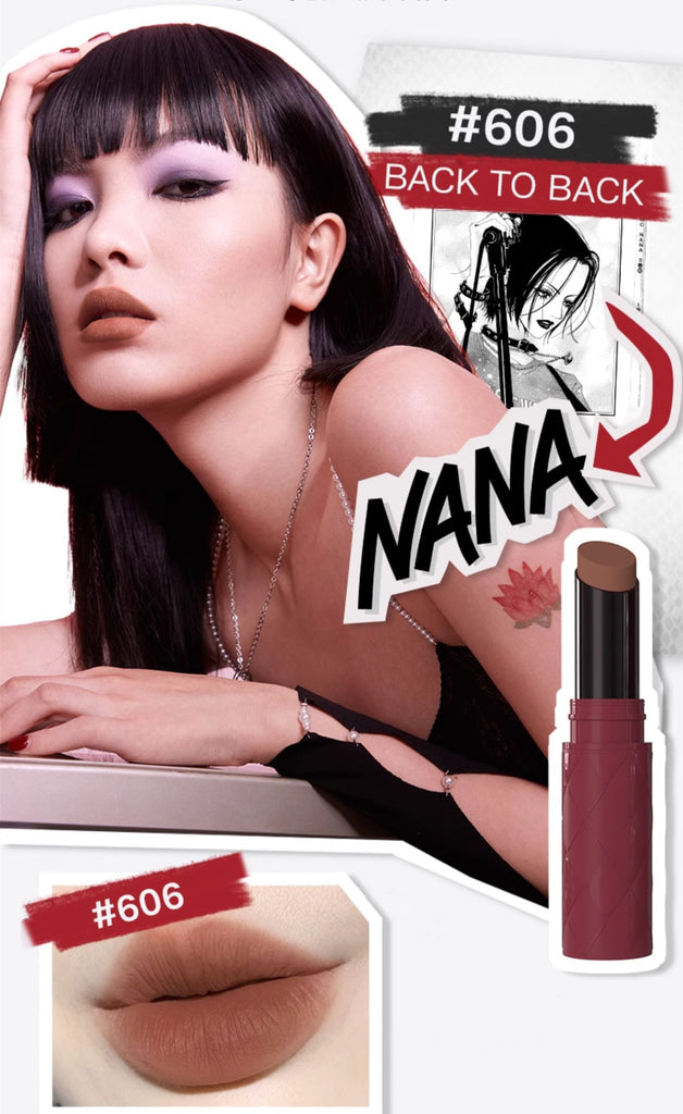 PASSIONAL LOVER X NANA Shadow Silky Matte Lipstick T3845