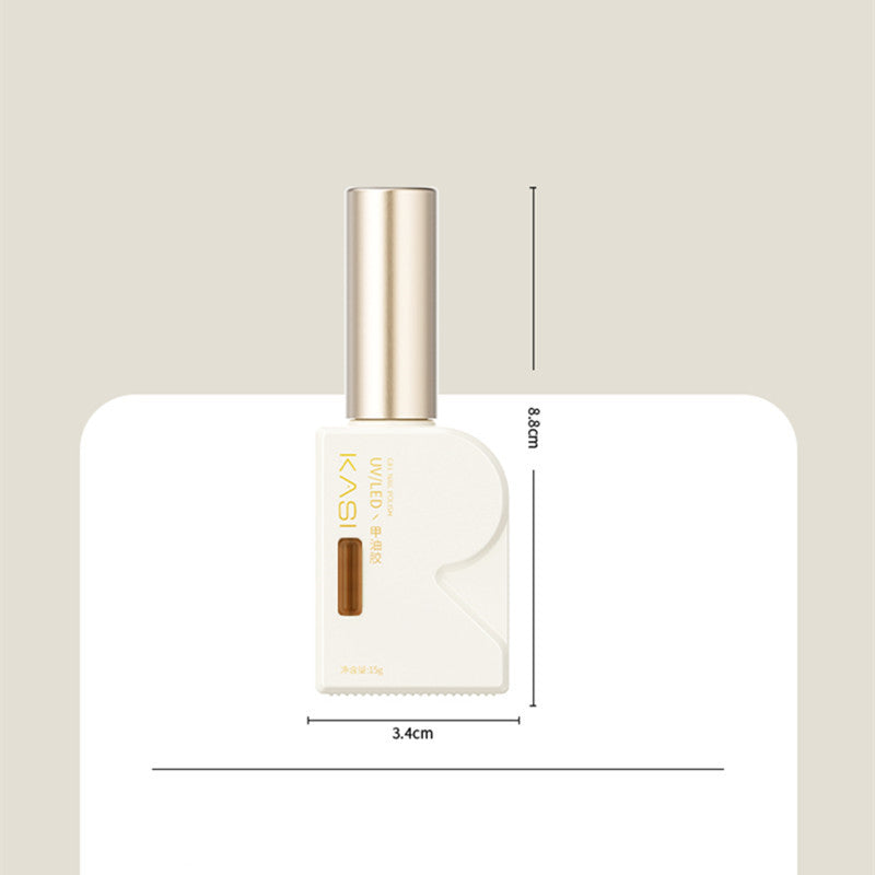 KaSi 15ml Long Lasting Amber Collection Ice Transparent Gel Polish T4047