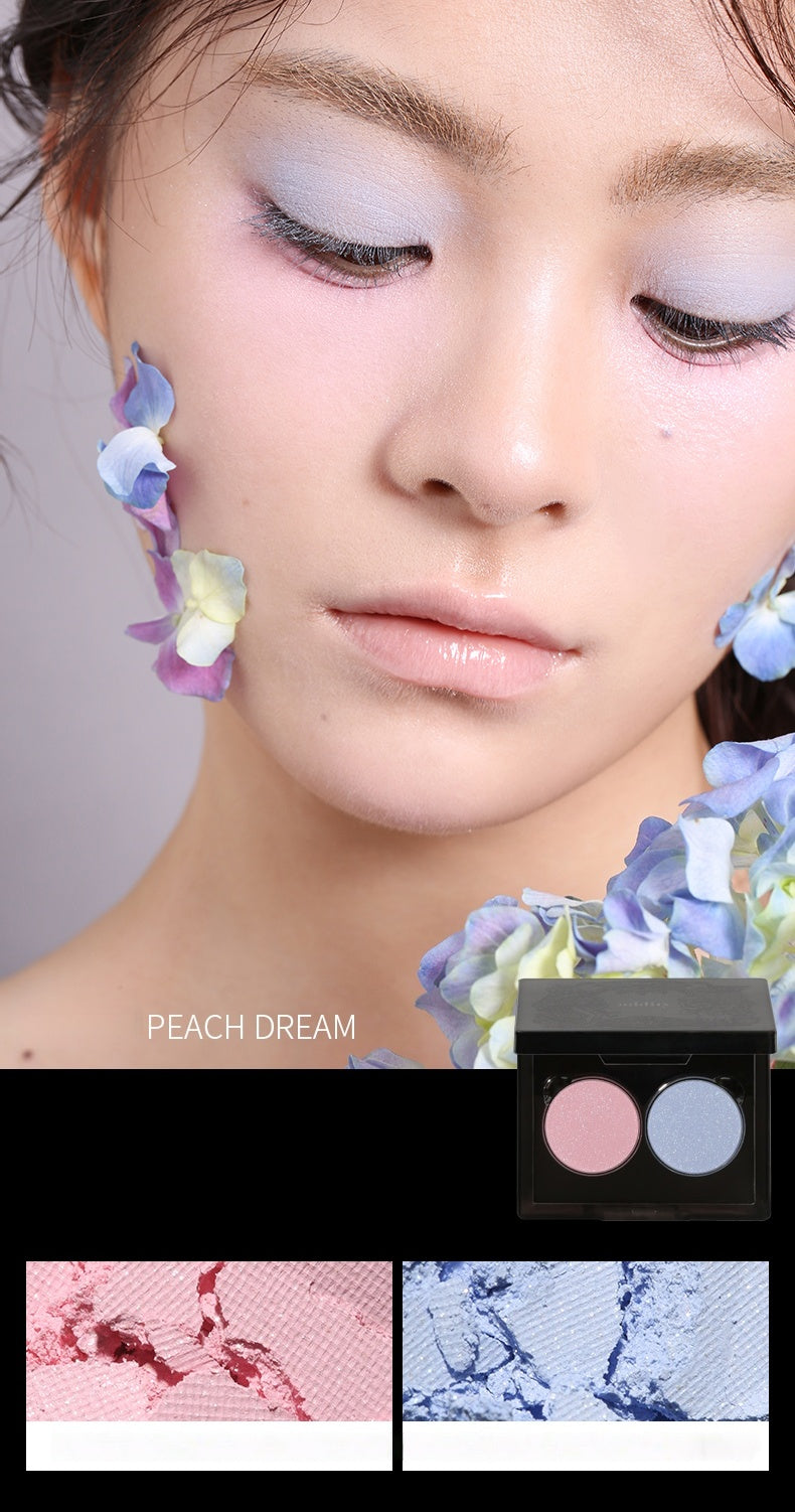 Oddity Illusion Collection 2-color Eyeshadow Palette T5297