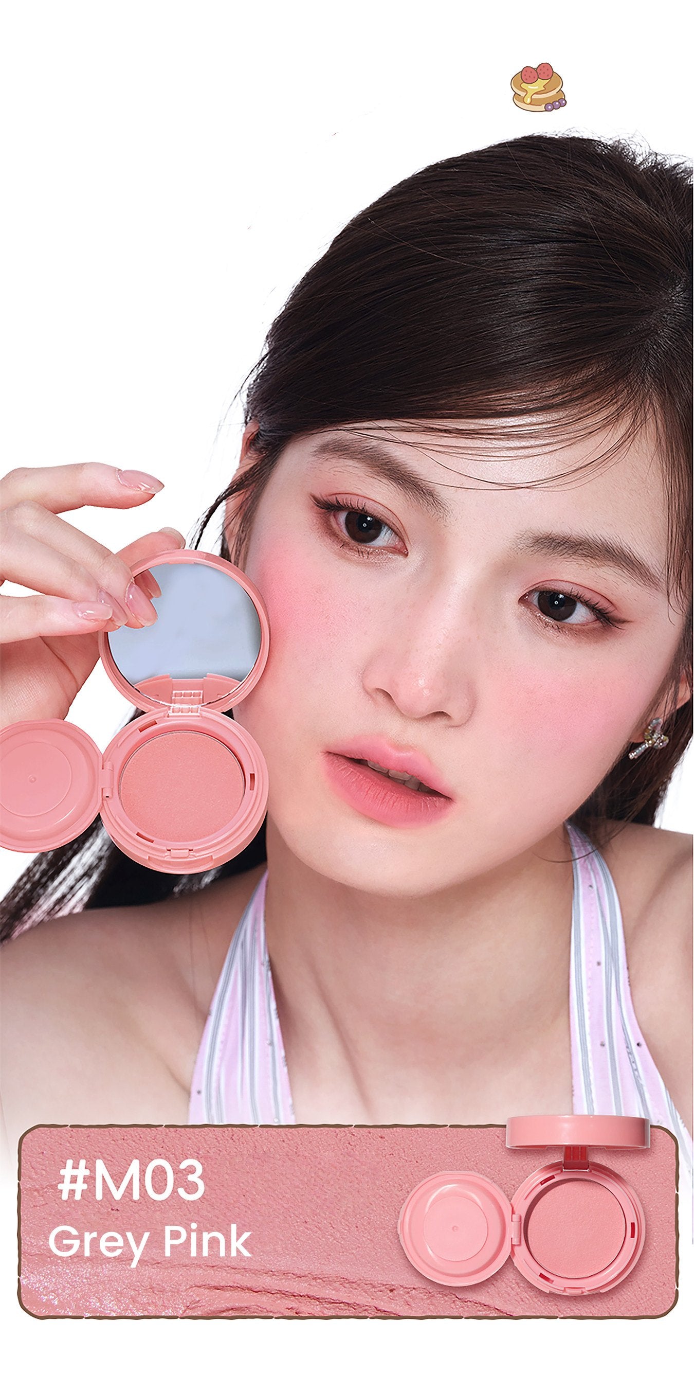 VEECCI X Chibi Maruko-chan Glossy & Matte Air Cushion Blusher T5519