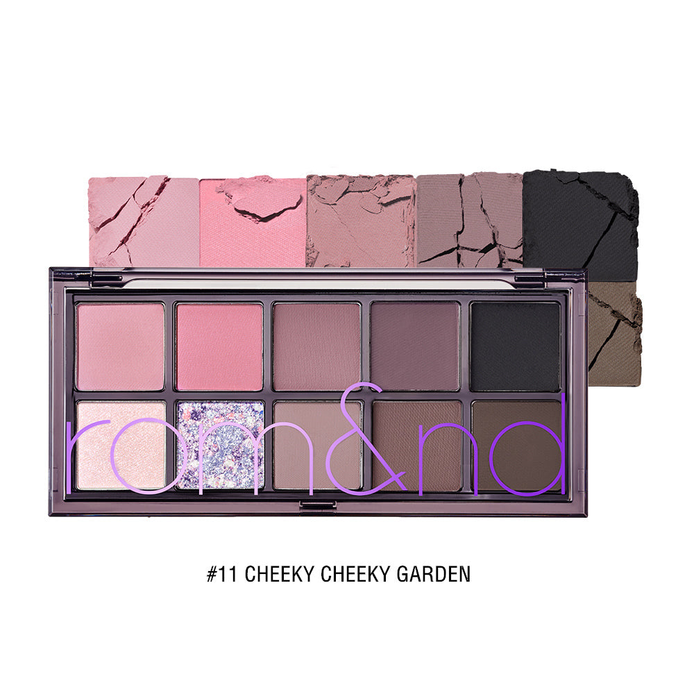 ROMAND 10 Colors Matte & Pearlescent Eyeshadow Palette T4137