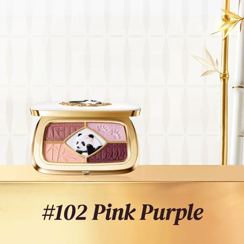 MAOGEPING X Panda Creation 4-color Eyeshadow Palette T5988