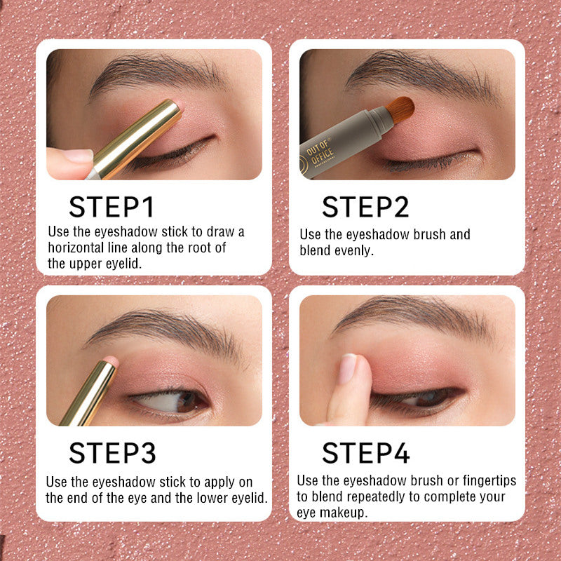 قلم ظلال العيون مزدوج الأطراف ناعم كالحرير من ماركة OUT-OFFICE T3757