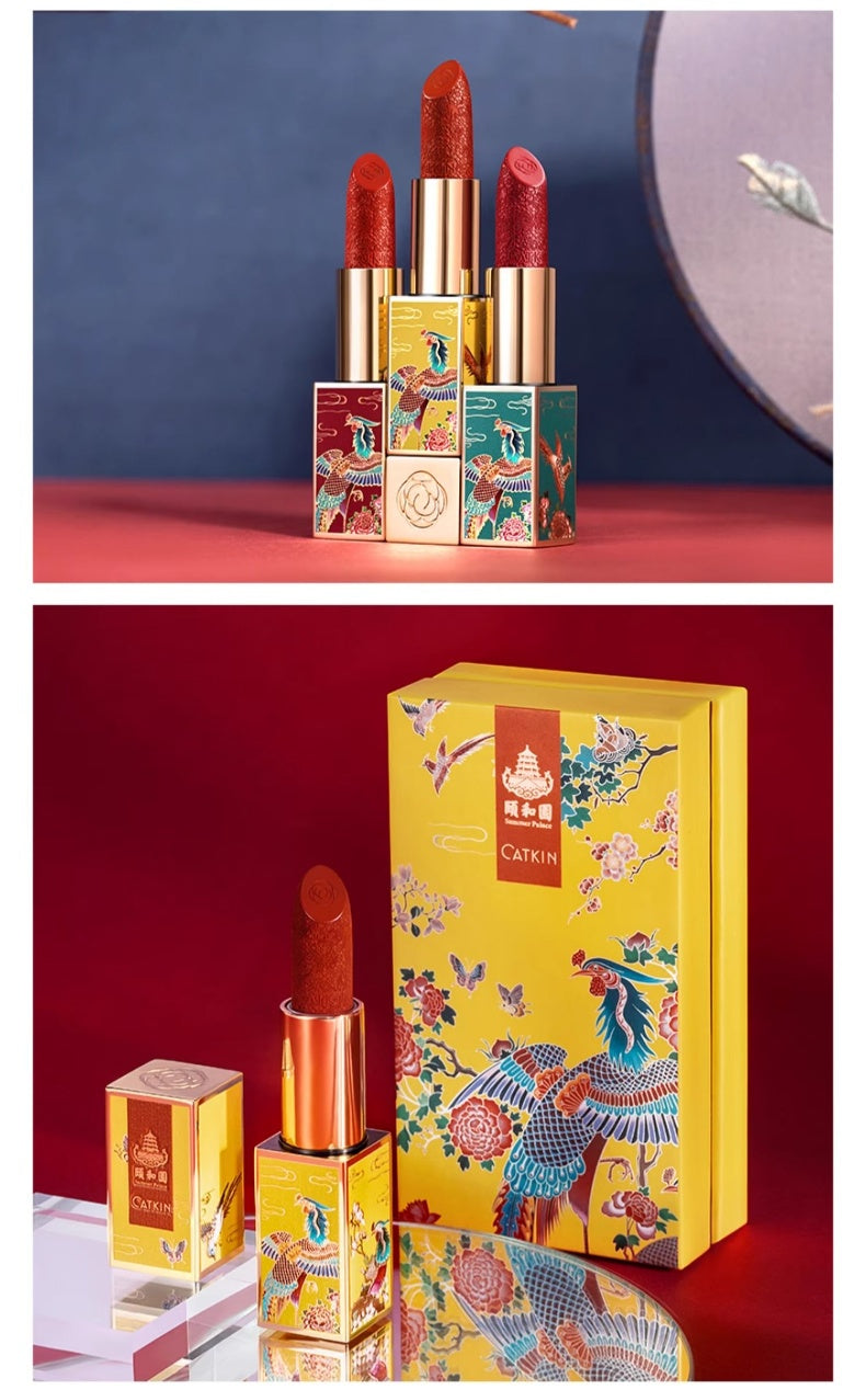 CATKIN Summer Palace Carved Matte & Glossy Lipstick T5029