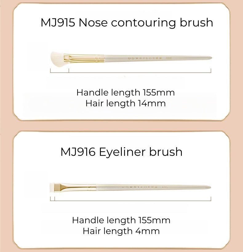 ROWNYEON Pure Ceramics Professional Makeup Brush 14 Pcs Set T5136