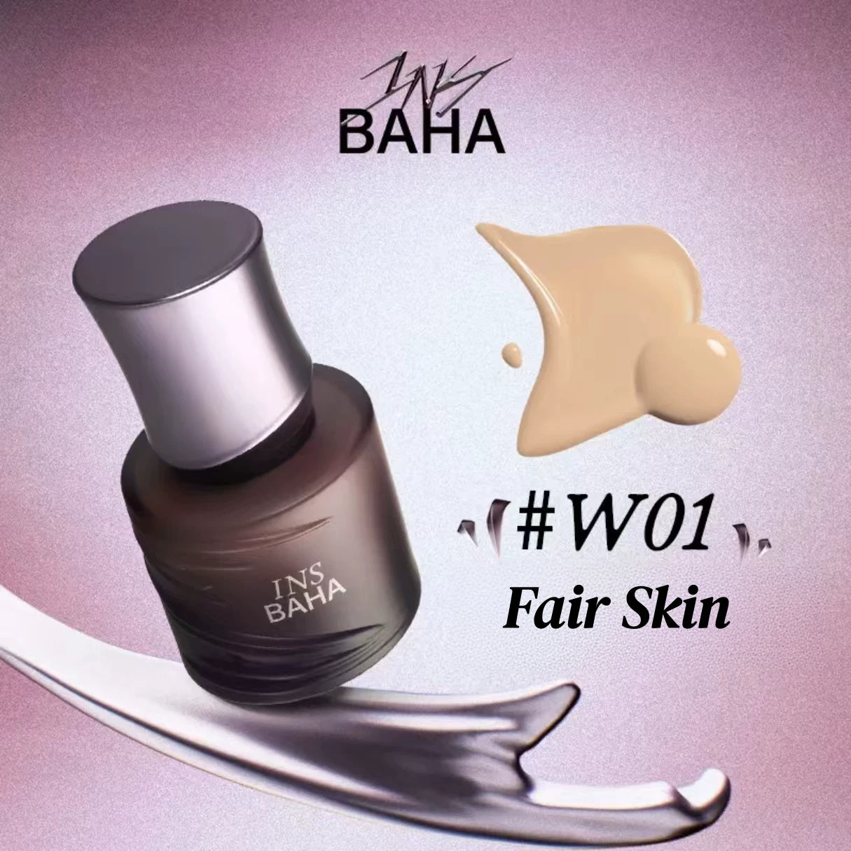 INSBAHA Rebel Collection Light Long-wear Liquid Foundation T5944