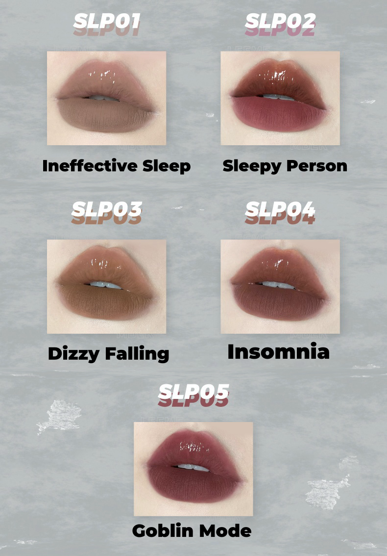 LEEMEMBER Doule-head Moist Matte & Mirror Lip Glaze T4311