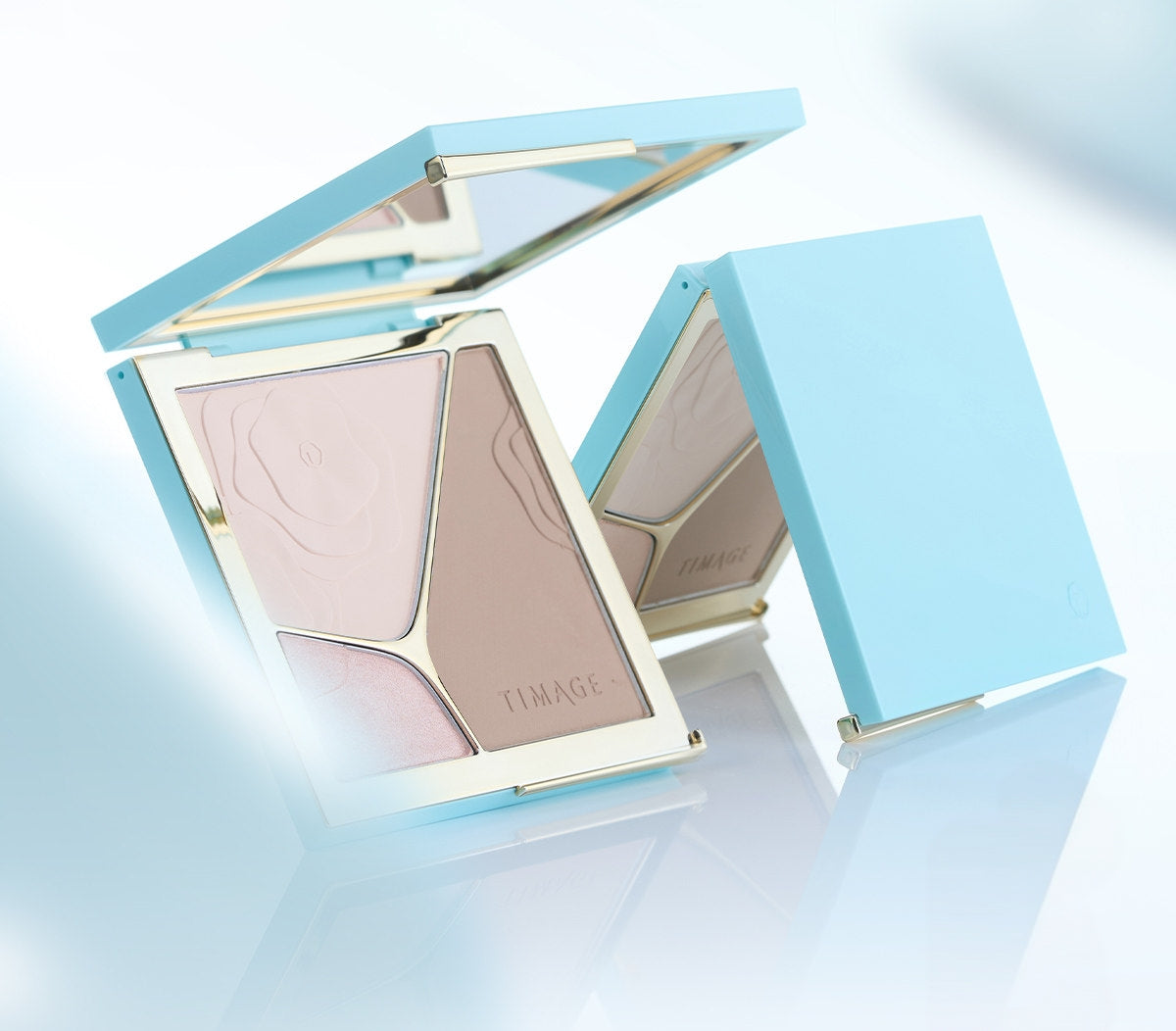 TIMAGE 3-color Highlighter & Contour Makeup Palette T6047