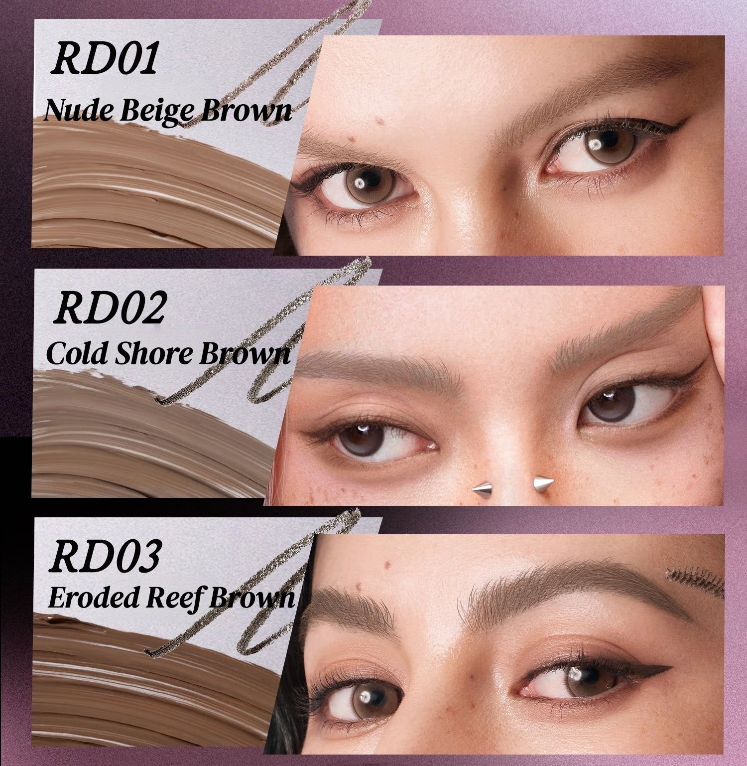 INSBAHA Rebel Collection Double-head Eyebrow Pen T5945