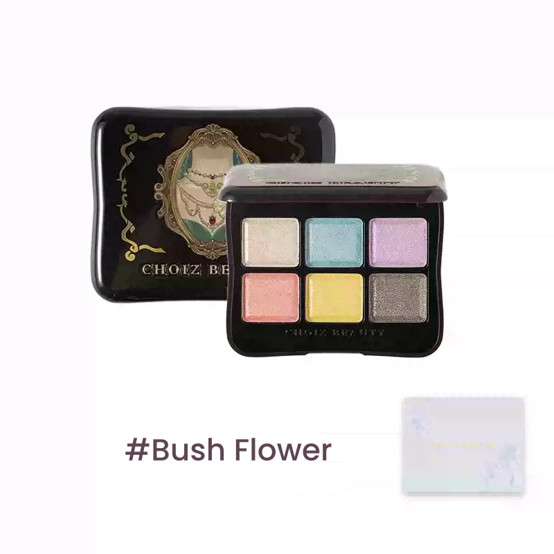 CHOIZ BEAUTY 4-color Gem Collection Liquid Powder Eyeshadow Palette T5788