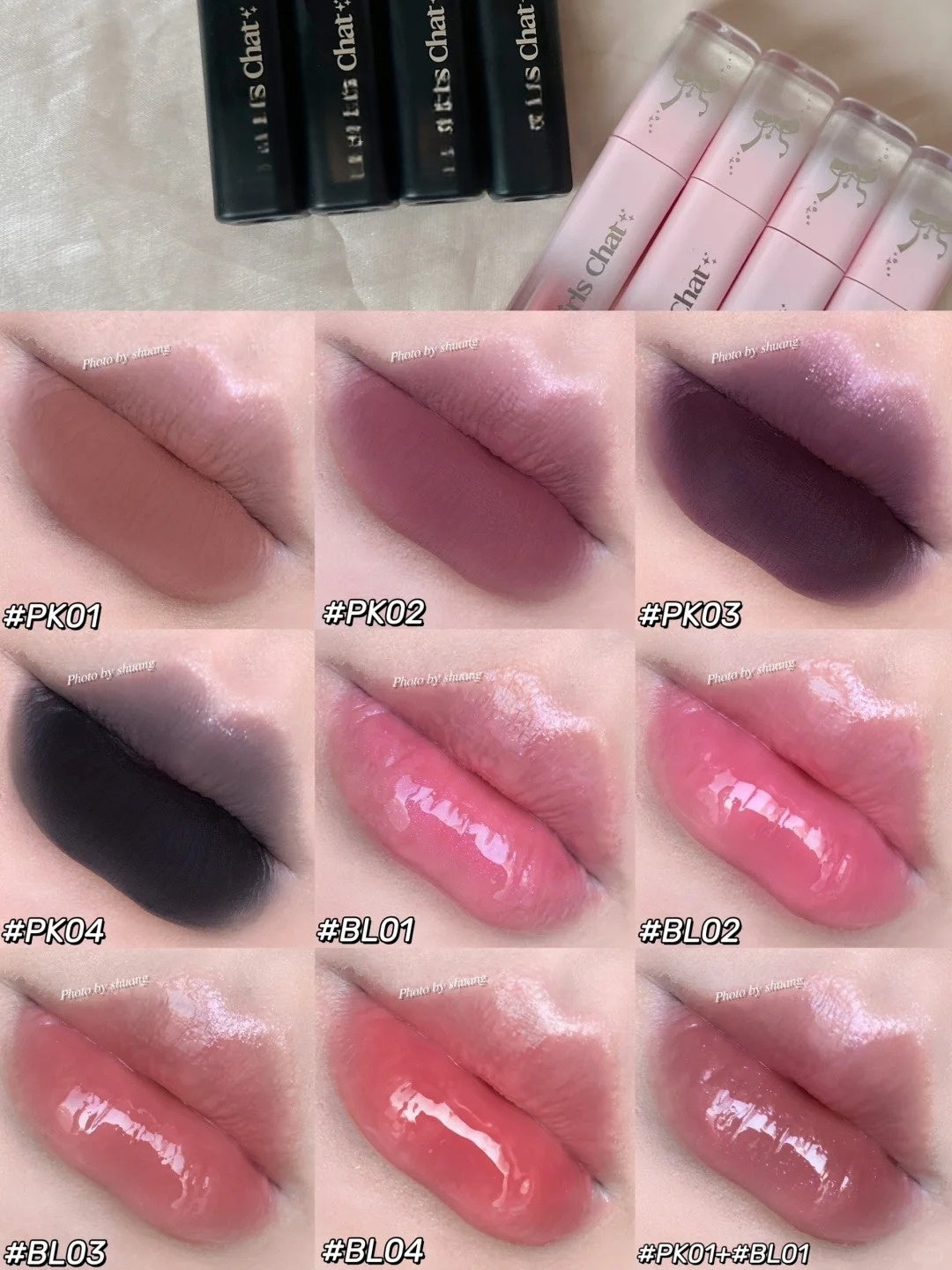 Girls Chat Romantic Rebel Collection Matte & Mirror Lip Glaze T4197