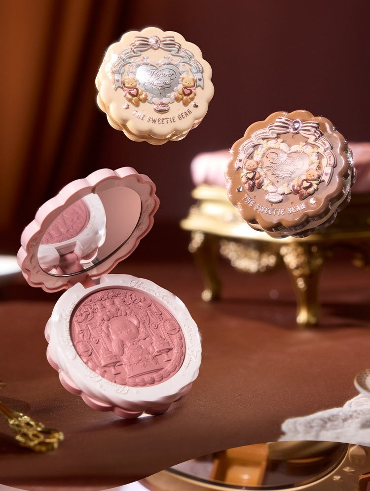 Flower Knows The Sweetie Bear Collection Silk Satin Blush T5917