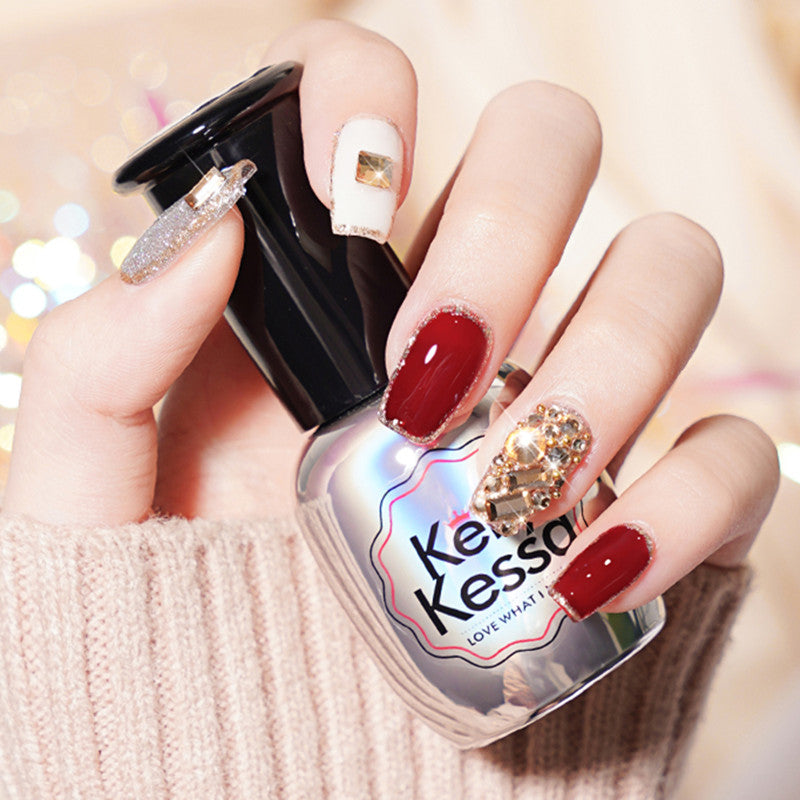 KellyKessa 15ml Titanium Red Mirror Gel Polish T4073