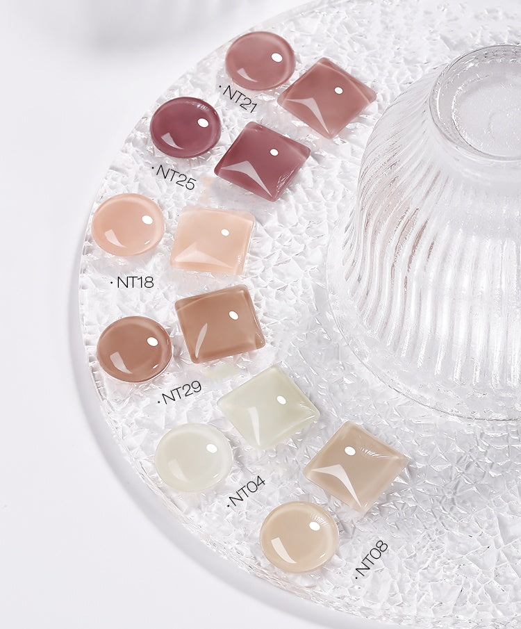 DANZHIHE 12g Semi-transparent Nude French Jade Gel Polish T4839