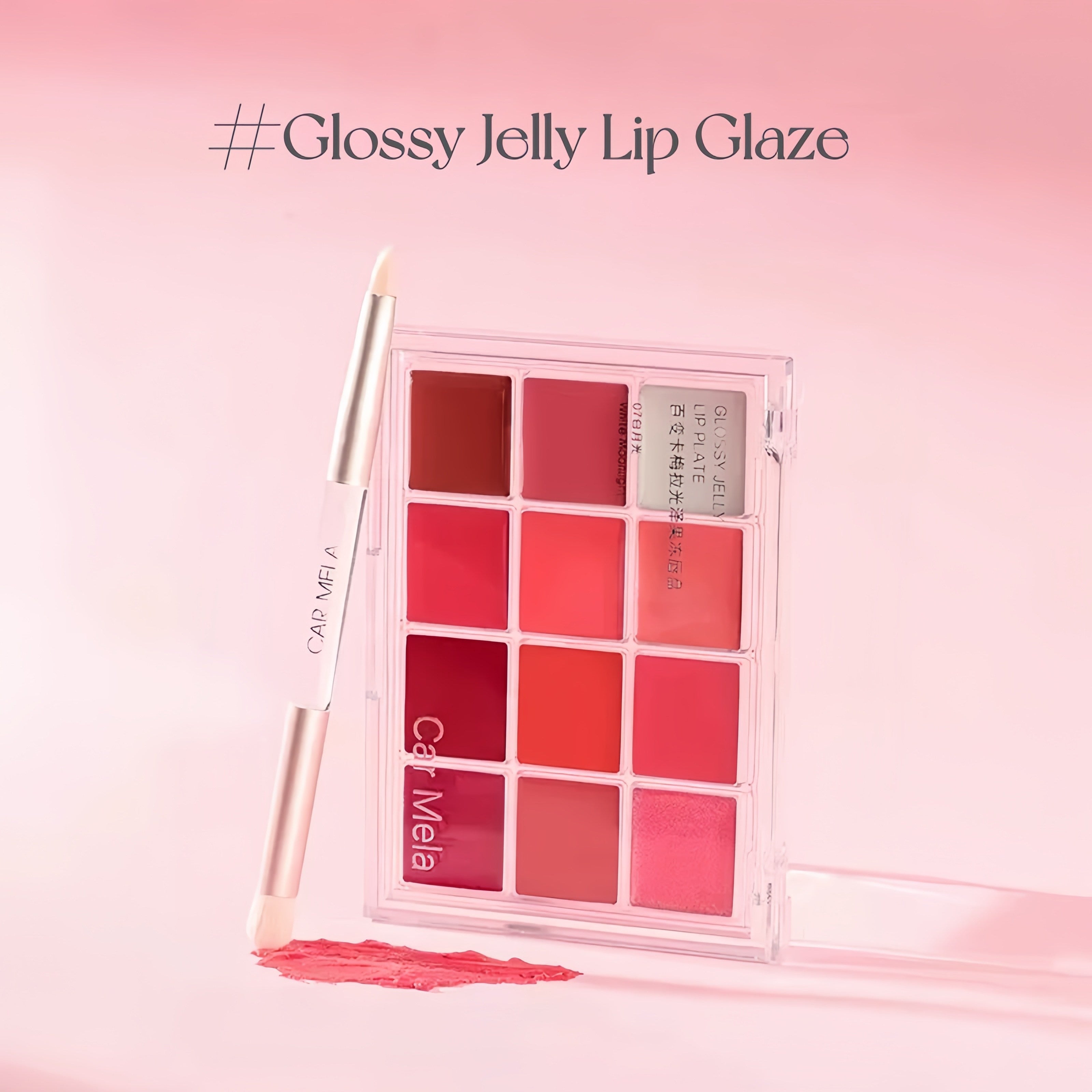 CARMELLA 12-color Lip Glaze Makeup Palette T5709