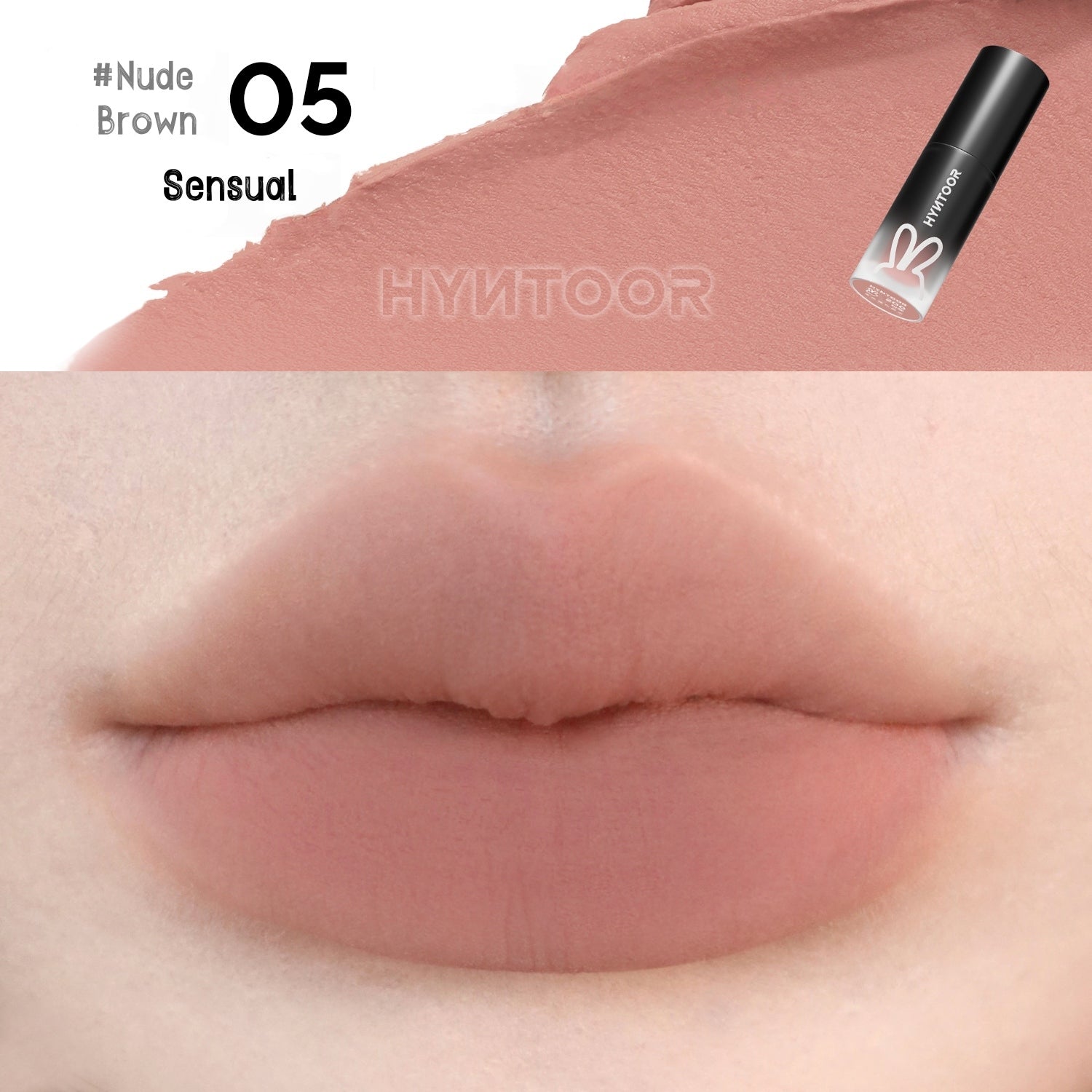 HYNTOOR Nude Milk Velvet Matte Lip Mud T5184